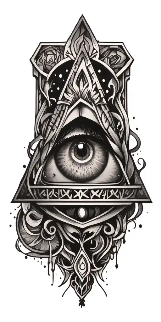 All seeing eye tattoo tattoo design idea