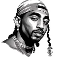 Tupac tat tattoo design idea