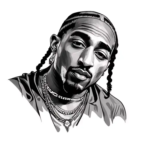 Tupac tat tattoo design idea