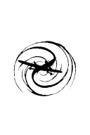 spirling aeroplane tattoo design idea