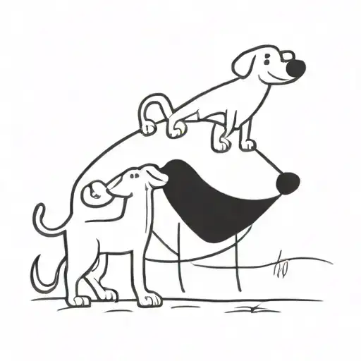 dog lover tattoo design idea