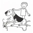 dog lover tattoo design idea