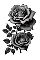Create me a arm and shoulder sleeve tattoo with roses Phrases saying “eye 4 eye” “The Resistance” cry now laugh later  tattoo design idea