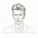 david bowie tattoo design idea