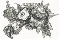 helldivers 2 tattoo design idea