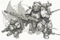 helldivers 2 tattoo design idea