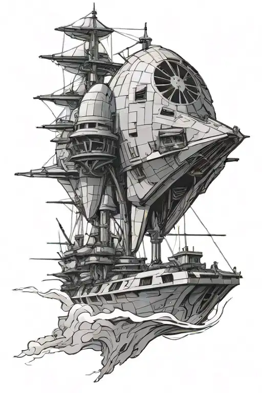 star wars ship tattoo design idea