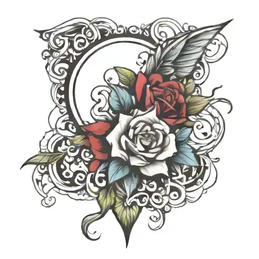 random design tattoo design idea
