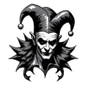 Jester tattoo design idea