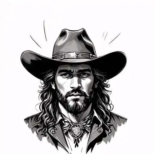 Western tattoo design idea