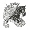 king Baldwin IV tattoo design idea