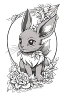 eevee tattoo design idea