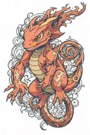 charmeleon dhelmise tattoo design idea