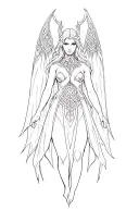 morrigan hekate celtic tattoo design idea