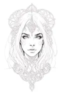 morrigan hekate celtic tattoo design idea