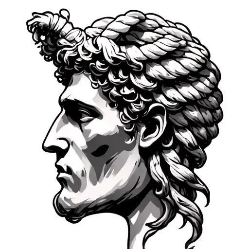 Asclepius tattoo design idea