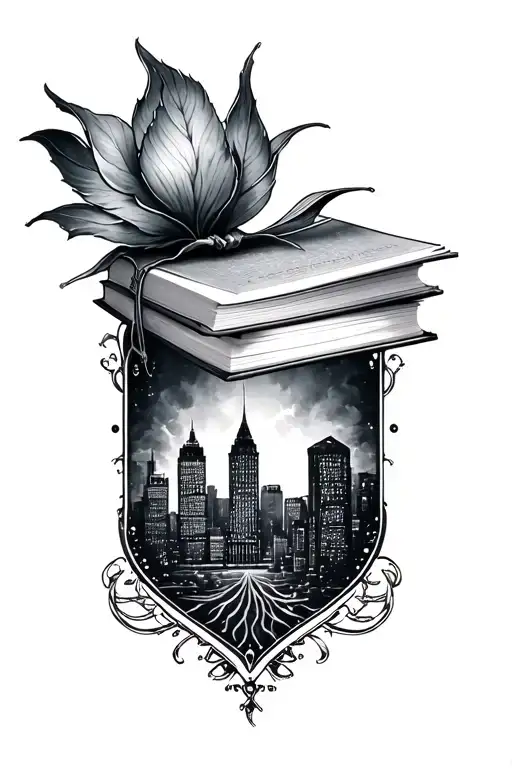 dainty Book themed tattoo incorporating acotar series by sarah j maas and the windy city series by liz tomforde tattoo design idea