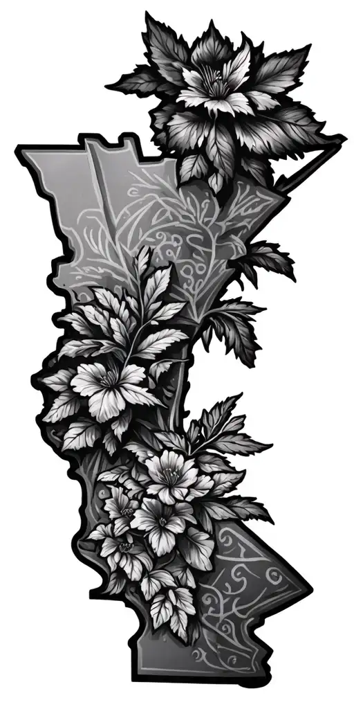 Minnesota California tattoo design idea