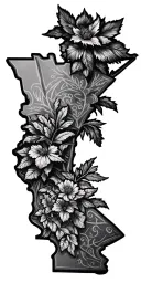 Minnesota California tattoo design idea