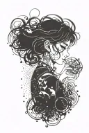 An anime-inspired tattoo symbolizing discipline and motivation tattoo design idea