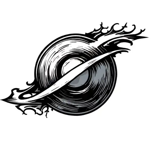 Boredom symbol tattoo design idea
