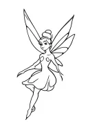 tinker bell tattoo design idea