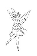 tinker bell tattoo design idea