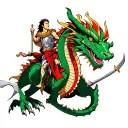 St George killing the dragon tattoo design idea