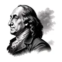 Benjamin Franklin tattoo design idea
