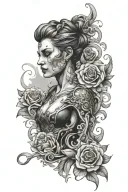 italian sicllian tattoo design idea