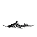 Filler Wave Patterns tattoo design idea
