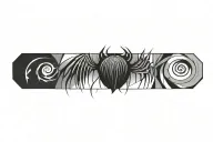 death note anime inspired tattoo tattoo design idea