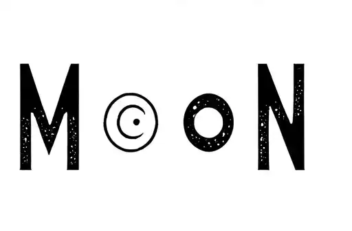 "MooN" tattoo design idea