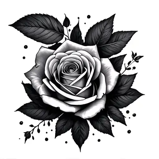 Dark Romance tattoo design idea