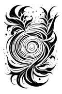 lost at sea tattoo design idea