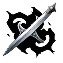 Nesta's sword, Ataraxia, is a simple steel greatsword with a rounded pommel and cross guard that was forged by Nesta her tattoo design idea