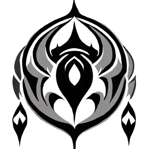 ogun symbol formed tattoo design idea