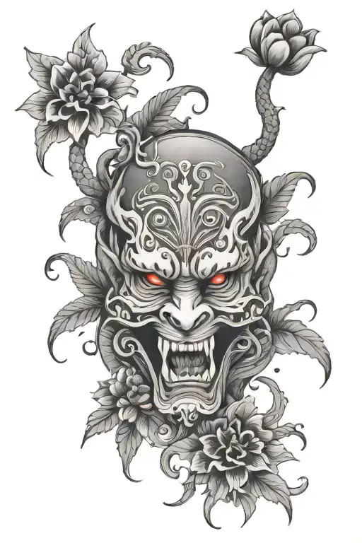 Irezumi inspired tattoo tattoo design idea