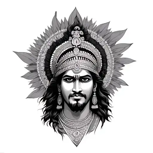 Mahabharat tattoo design idea