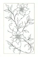seductive lace tattoo design idea
