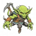 goblin witcher 3 tattoo design idea