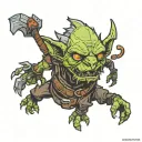 goblin witcher 3 tattoo design idea