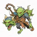 goblin witcher 3 tattoo design idea