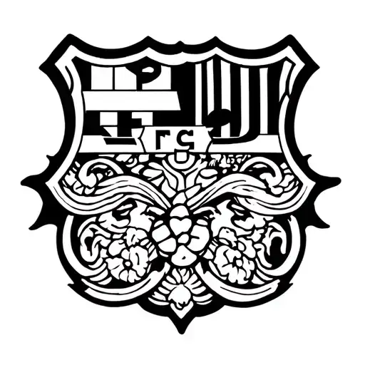 barcelona logo tattoo design idea