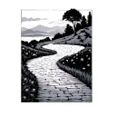 Pathway tattoo design idea