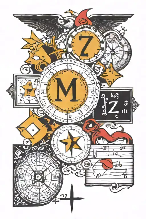 math equations tattoo design idea