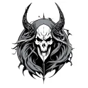 Warlock tattoo design idea