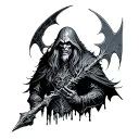 Warlock tattoo design idea