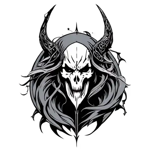 Warlock tattoo design idea