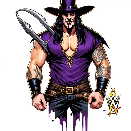 the undertaker wwe tattoo design idea